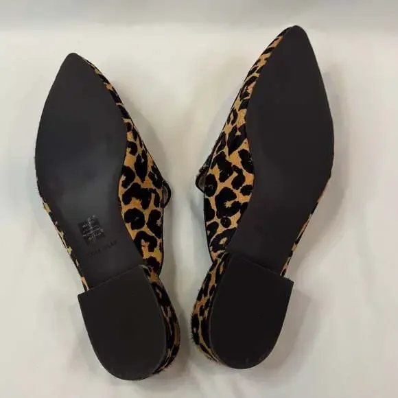 Cole Haan Piper Leopard Calf Hair Loafer Mules Size 11B - Picture 6 of 11